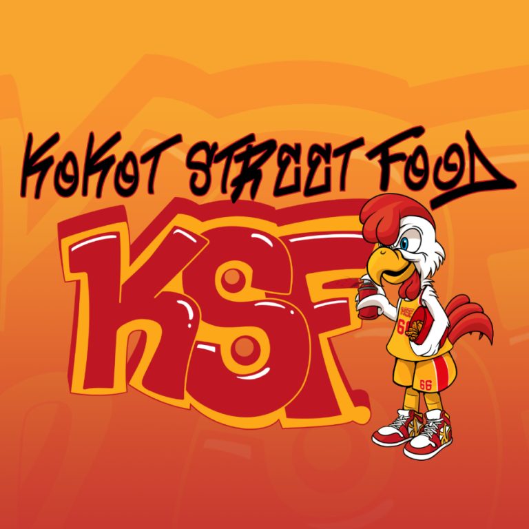 Kokot Street Food identité visuelle pour la gamme nuggets de Gallapoli