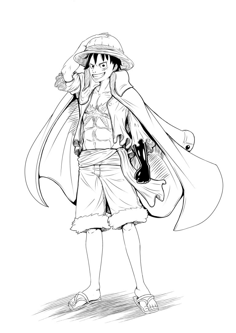 Inktober 2021 One Piece à ma sauce